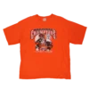 t-shirt américain orange friperie vintage