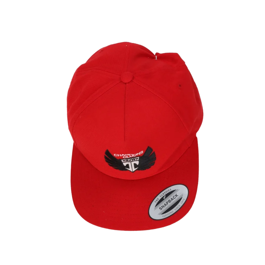 casquette rouge plate friperie vintage