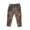 Pantalon fluide imprimé léopard friperie vintage