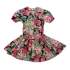 robe bustier à fleurs friperie vintage