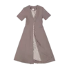 robe boutonnée friperie vintage