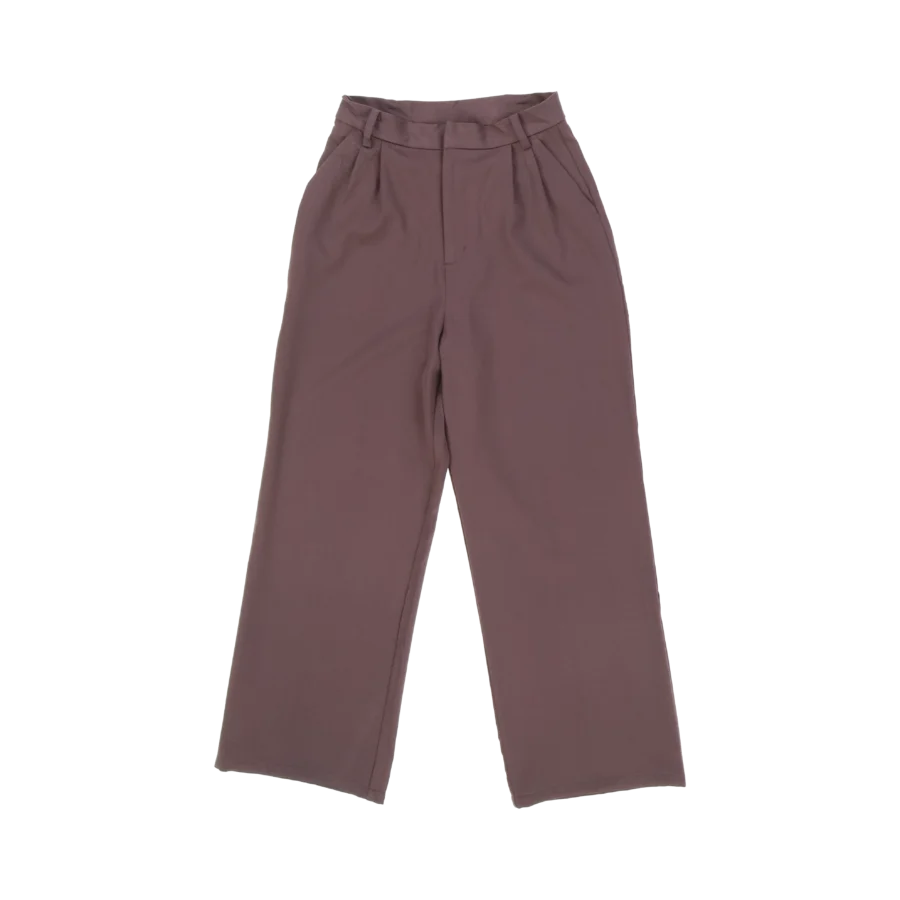 pantalon à pinces violet friperie vintage