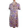 robe rétro violette imprimé friperie vintage